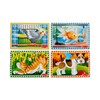 Melissa & Doug Wooden Jigsaw Puzzles in a Box 2-Pack