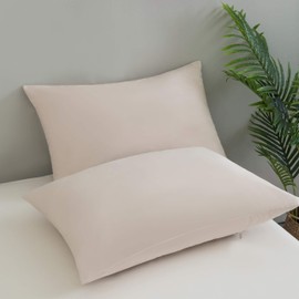 QZY Set of 2 Cushion Covers, High Quality Cushion Cover with Zip, 100% Micro-fibre