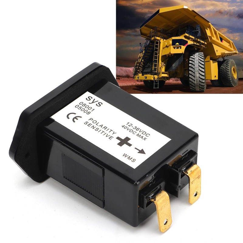 Mechanical Hour Meter DC12V to 36V High Accuracy ABS Metal