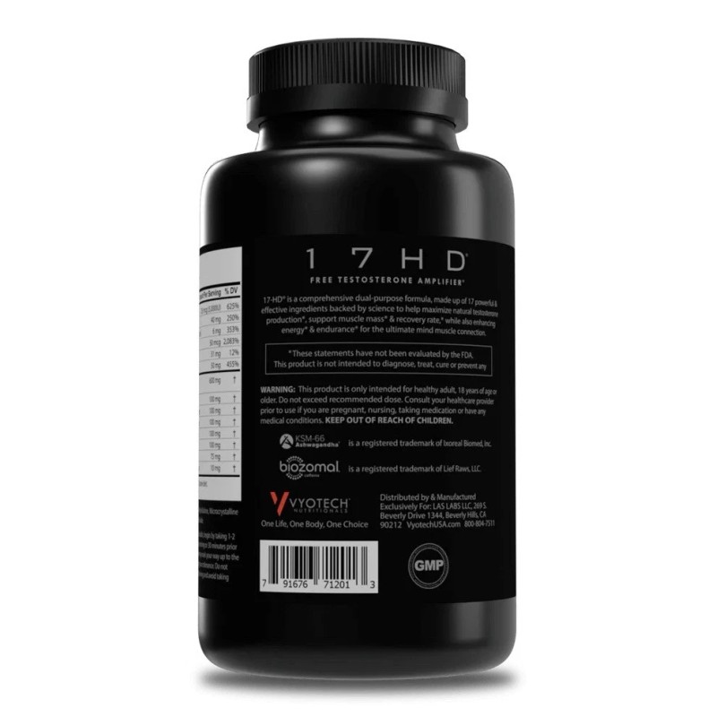 Muscle Building Stack Vyotech Nutritionals 17HD y Viraloid