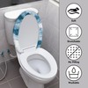 Txsniver Toilet Lid Cover Washable Elastic Edge Stretch Toilet Seat