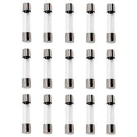 6A Glass 3AG Fast Blow Fuse - 250V 6x30mm - Pack of 15