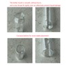 Cadbibe 15ml Glass Vials with Screw Caps and Plastic Stoppers,