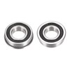 sourcing map F6003-2RS Flange Ball Bearings 17 x 35 x