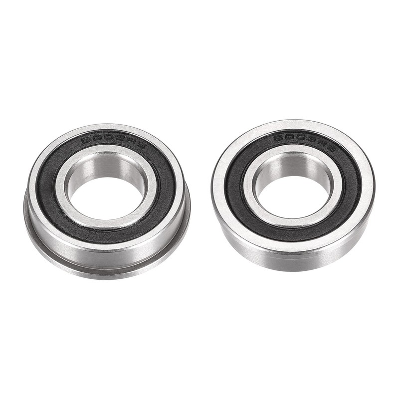 sourcing map F6003-2RS Flange Ball Bearings 17 x 35 x