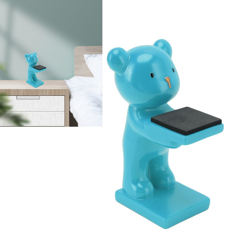 Bear Watch Stand Handcrafted Three Dimensional Modern Style Resin Watch