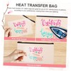 CORHAD 10pcs Sublimation Blank Makeup Bags Canvas Pencil Cases Zipper