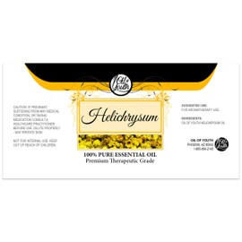 Oil of Youth - Helichrysum Essential Oil (16oz Bulk) Pure Therapeutic Grade Essential Oil for Aromatherapy, Diffuser, Stress Ease, Skin Therapy - Helichrysum Oil