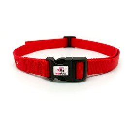 WindogZ Fence Dog Collar Replacement Strap, Heavy Duty, Comes in 4 Dog Loving Colors, Red, Blue, Black, Orange, Compatible with Most Brands and Models of Dog Fences