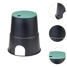 Colcolo Sprinkler Valve Box with Lid Professional Easy to Install Underground Valve Box Irrigation Valve Box for Outdoor Lawn Yard