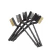 Unbranded 3Pcs Wire Brush Set - Stainless Steel, Nylon, Brass