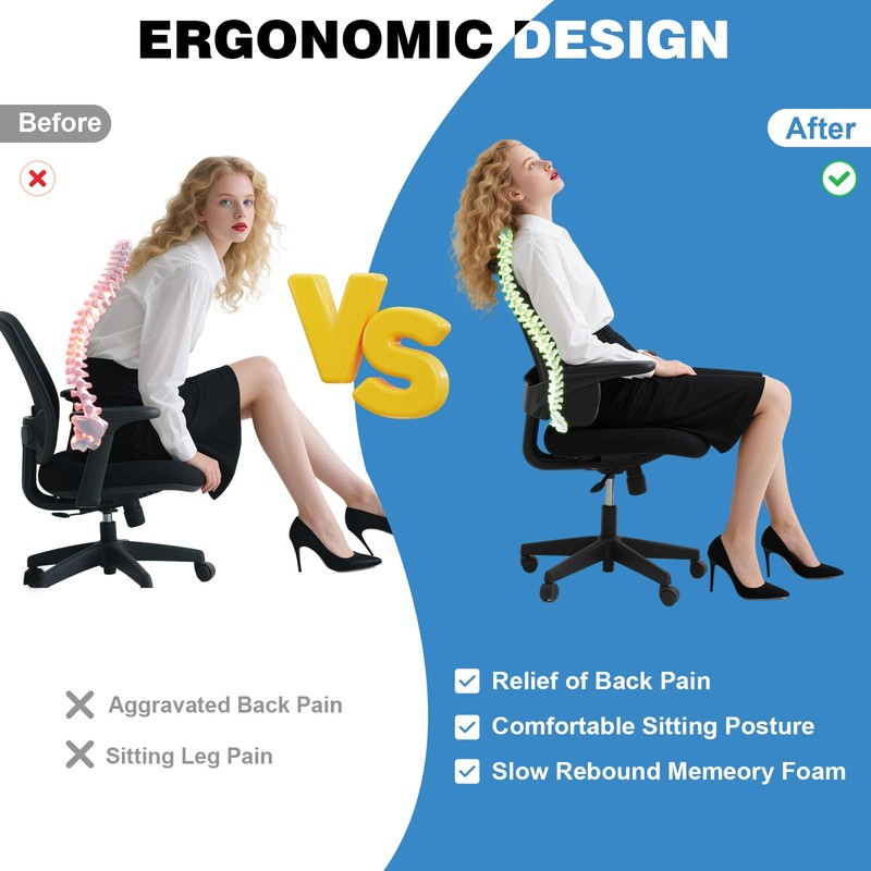 Quirlig Lumbar Cushion, Lumbar Cushion Car, Lumbar Support Car, Back