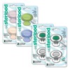 Steripod Clip-On Toothbrush Protector Exclusive Multi Color, 2 Count (Pack