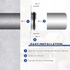 Zonon 6 Inch Duct Connector Flange Galvanized Steel Dryer Vent