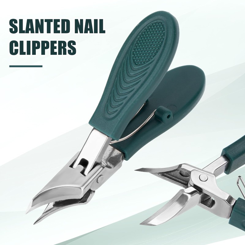 3pcs Ingrown Toenail Clippers Set, Professional Beveled Eagle Beak Nail