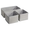 mDesign Fabric Storage Boxes – Fabric Box in Two Sizes