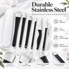 6-Piece Stainless Steel Foot Care Tool Set – Manual Callus