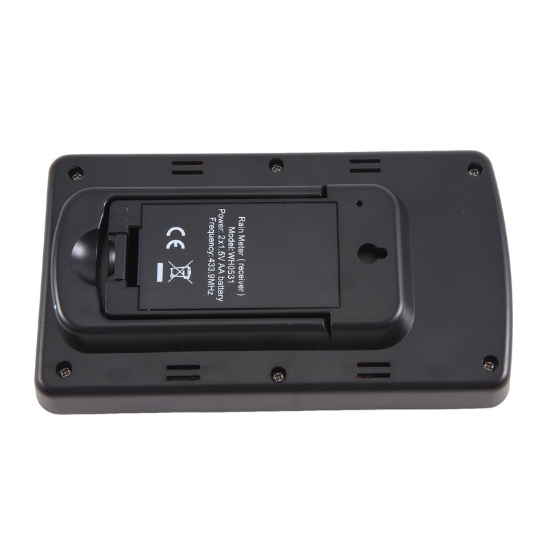 Roarrter Wireless Rain Meter Gauge Weather Station Indoor/Outdoor Temperature Recorder