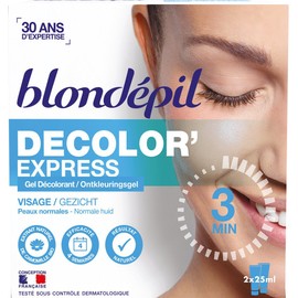 BLONDEPIL Gel décolorant Decolor'express - Pour visage - 2 x 25 ml