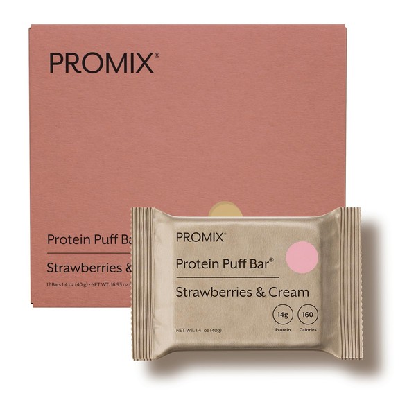 ProMix Nutrition Promix Whey Protein Isolate Puff Bar, 12 Count
