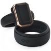 Rinfit Matching Silicone Rings for Couples - Silicone Wedding Bands