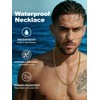 Richsteel Men's Necklace Chain, Gold Cuban Link Chain for Men