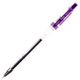 DONG-A Fine-Tech Gel Ink Rollerball Pen, 0.3mm, Dozen Box, Violet