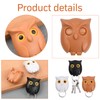 Anseom 3 PCS Owl Key Holder, Magnetic Key Holder, Self