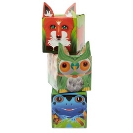 Medline Premium Facial Tissue, 2-Ply, Cube Box with Animal Faces,Case of 36