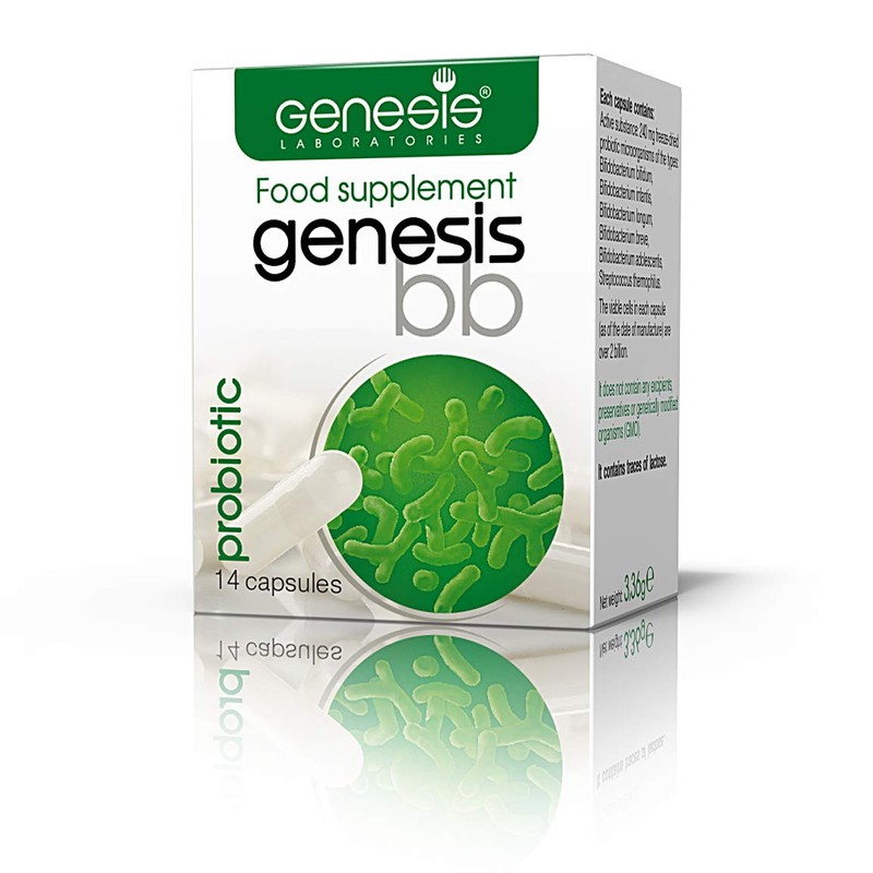 Genesis Unique Combination strains Bifidobacterium Complex BB Probiotic 14 Capsules