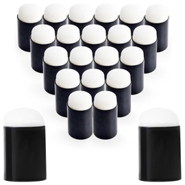 Pack of 10 Multifunctional Finger Sponge, Drawing Foam for DIY Templates, Painting, Printing Colours, Card Making, Crafts, Finger Sponge Daubers Painting, Durable Plastic Handle, Craft Drawing