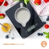 MasterChef Kitchen Scales Digital, Small Electronic Gram Scale for Food