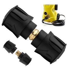 2-Pack High Pressure Quick-Connect Adapters for Kärcher Pressure Washers M22 14mm Hose & Gun Connectors Compatible with Karcher K2 K3 K4 K5 K6 K7 Quick Release Couplings for Home Garden Cleaning