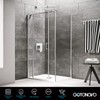 gotonovo 10 Inch Rain Shower Head System Polish Chrome Shower