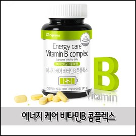 로니웰 Roniwell Energy Care Vitamin B Complex 500mg x 90 tablets, 3 month supply, 6 types of vitamin B complex / 로니웰 에너지케어 비타민B 콤플렉스 500mg x 90정 3개월분 비타민 B군 6종복합
