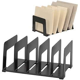 Merangue File Document Paper Sorter, 5 Compartments, Black, Pack of 1 (1030-6010-00-000)