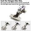 6Pcs Universal Cabinet Cupboard Hinge LED Light for Modern Kitchen