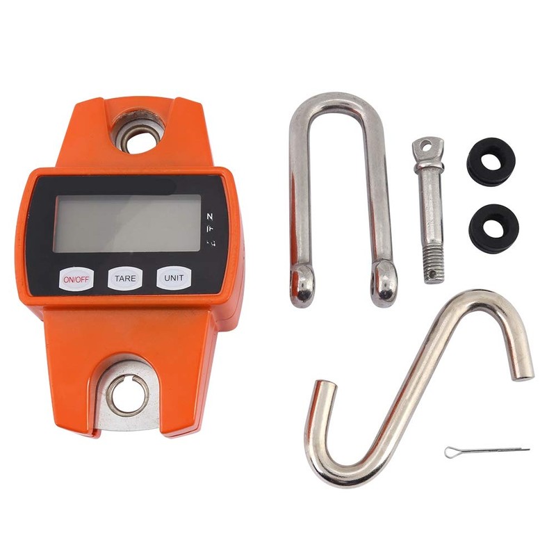Electronic Hanging Weight Scale,LCD Digital Balance Hook Scale,kg/lb/N weighting Unit,