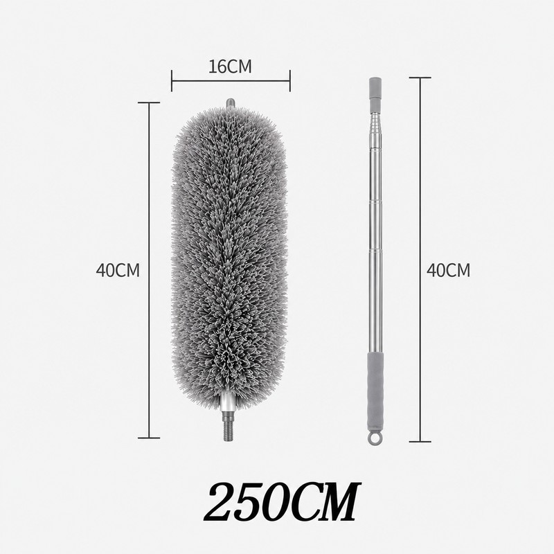 Extendable Microfiber Duster for High & Hard-to-Reach Areas – Retractable