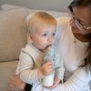 Dr. Brown's Milestones Narrow Sippy Straw Bottle, Spill-Proof with 100%