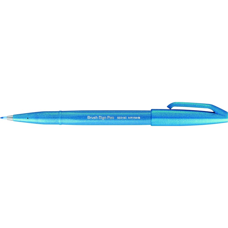 Pentel Pack of 6 Flexi Felt-tip Pens for Sketching /