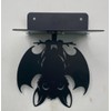 Metal Bat Floating Book Shelves for Wall, Unique Gothic Wall Decor, Invisible Bat Bookshelf Wall Mounted, Unique Gifts for Gothic Lovers