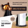 Cat Paper Towel Holder Countertop, Farmhouse Paper Towel Holder Stand