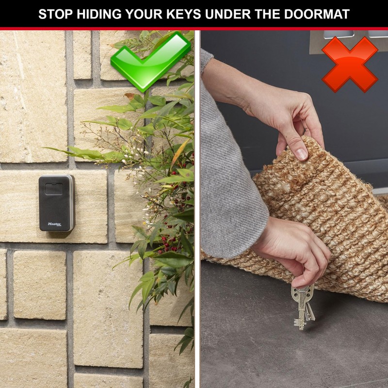 MASTER LOCK Key Safe Wall mounted pull to open medium