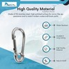 MARINE CITY Stainless Steel Carabiner Clip Snap Hook - 316