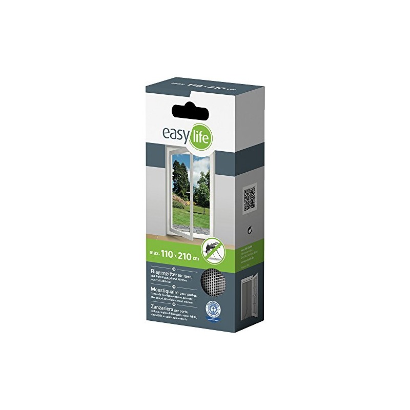 1 Fly Screen for Doors - Mosquito Net with Velcro