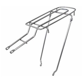 Showa Industries RC-29H/409-41161 Rear Carrier Seat Stop Elevated Floor Carrier, Chrome Plated, For 27 Inches