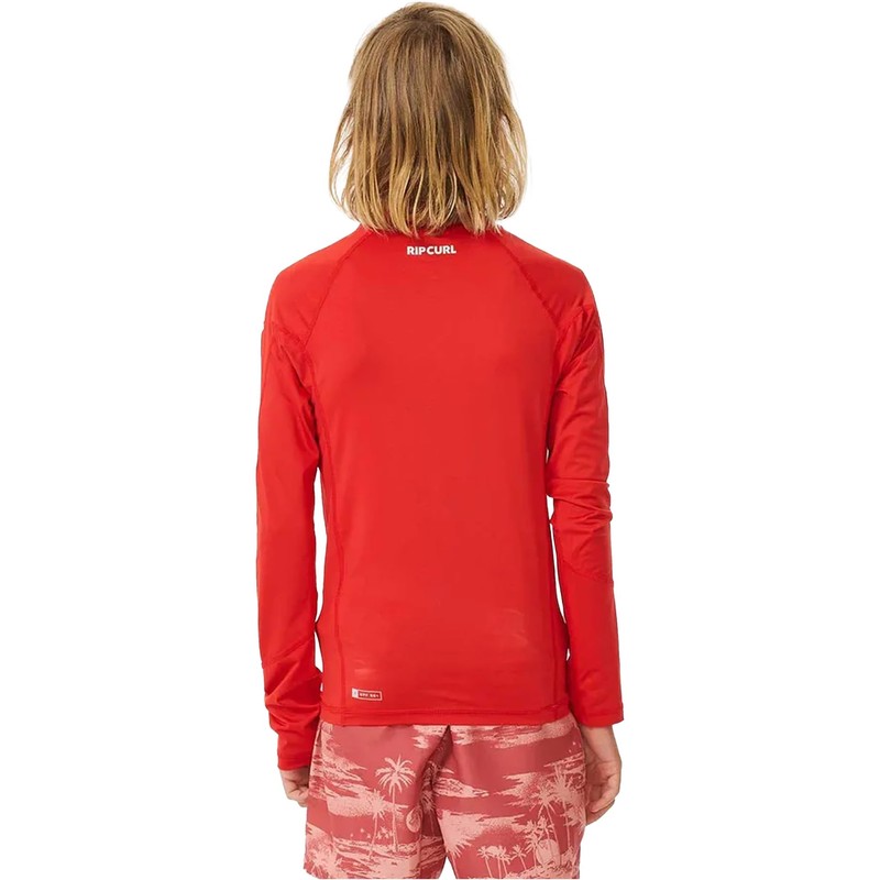 RIP CURL Boys Brand Wave UPF Long Sleeve Rash Vest