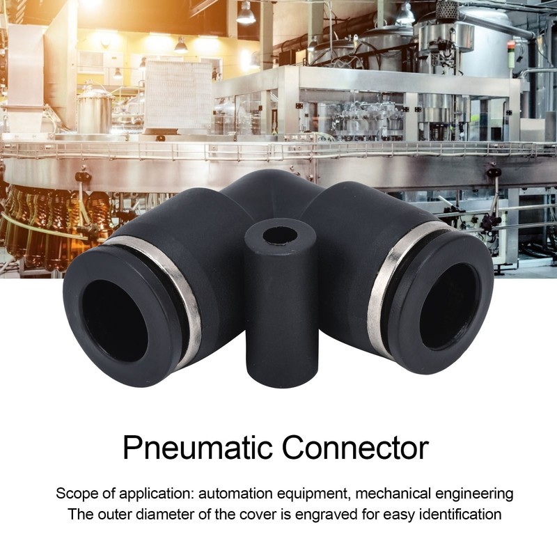 10pcs Pneumatic Connector Durable ABS Replaceable Practical Connecting Accessories for