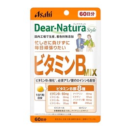 Dear-Natura Vitamin B MIX, 60 Capsules (60 Day Supply), Asahi Supplement, Made in Japan Factory, 1 Per Day, Pouch
